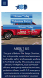 Mobile Screenshot of behindthebadgecharities.org